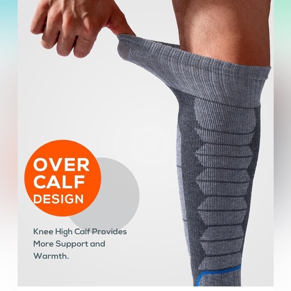 WEIERYA Ski Sock Merino Wool Ski Socks Womens Skiing & Snowboarding - Picture 4 of 5